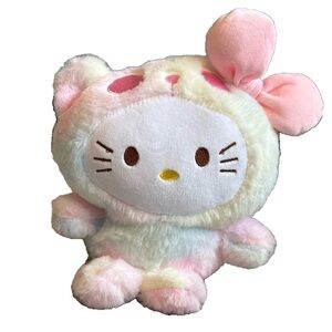 Hello Kitty Cinnamoroll Costume Plush 8.6” Pastel Pink Rainbow